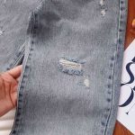 3382-شلوار جین نیم بگ اسپرت - تصویر 4