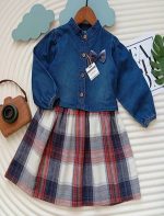 پیراهن جین دخترانه